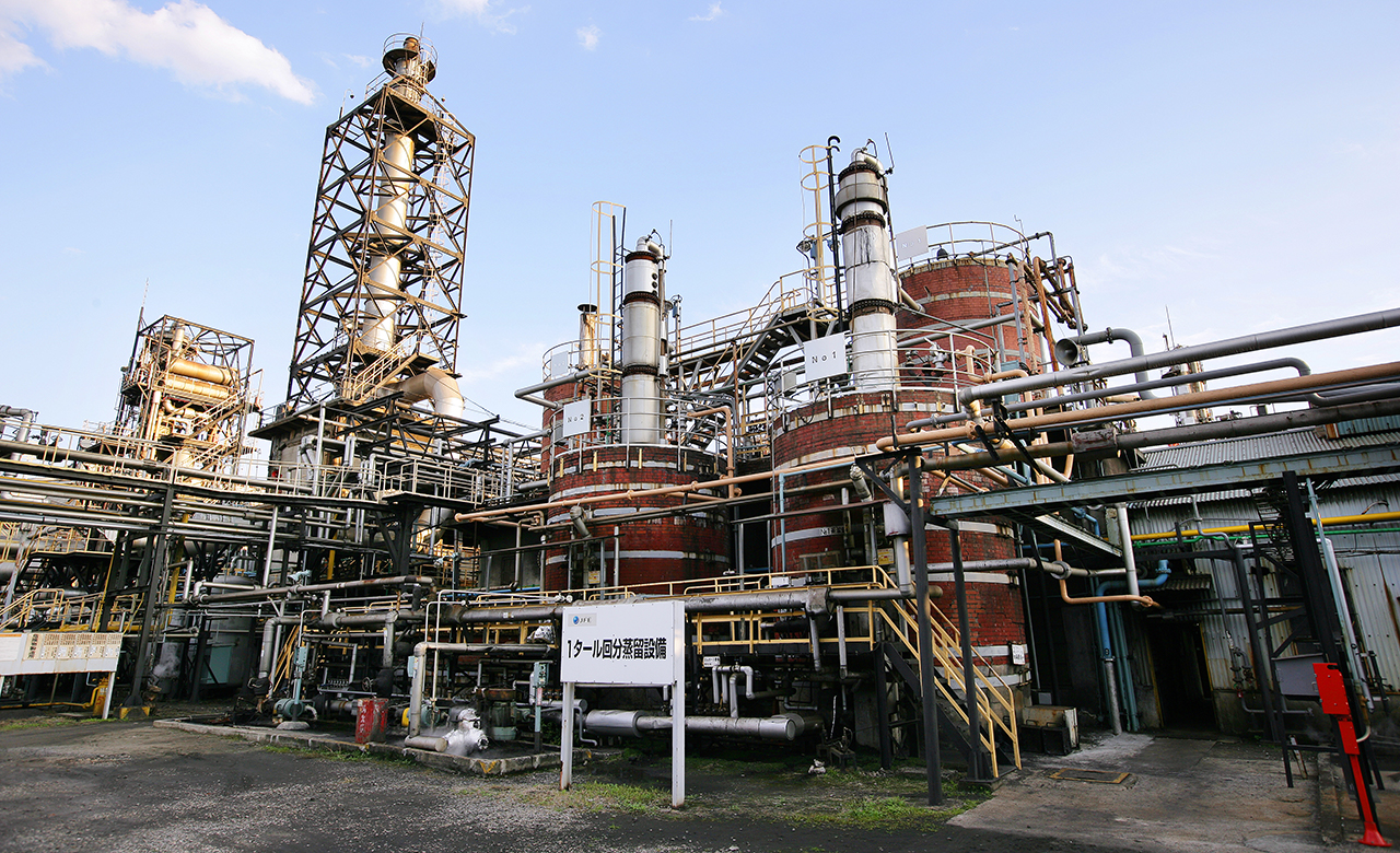 Continuous and batch tar distillation facilities